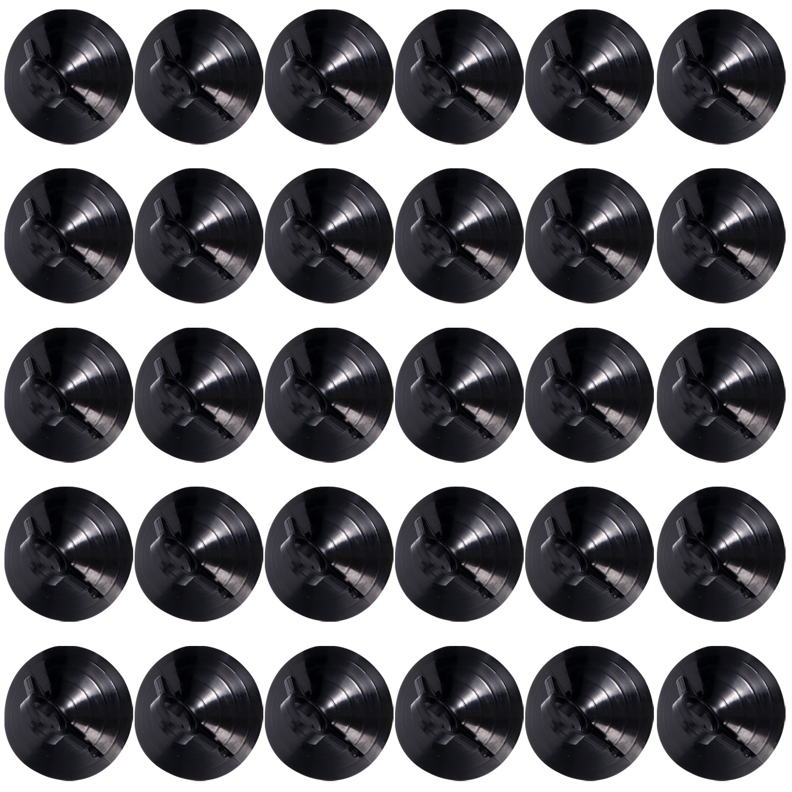 Plastic Cup 50Pcs - 50個入りサンシェード吸盤 大面積強力吸着 ダブテールプルリングフック 車内パーツ用 カーサンシェード吸盤