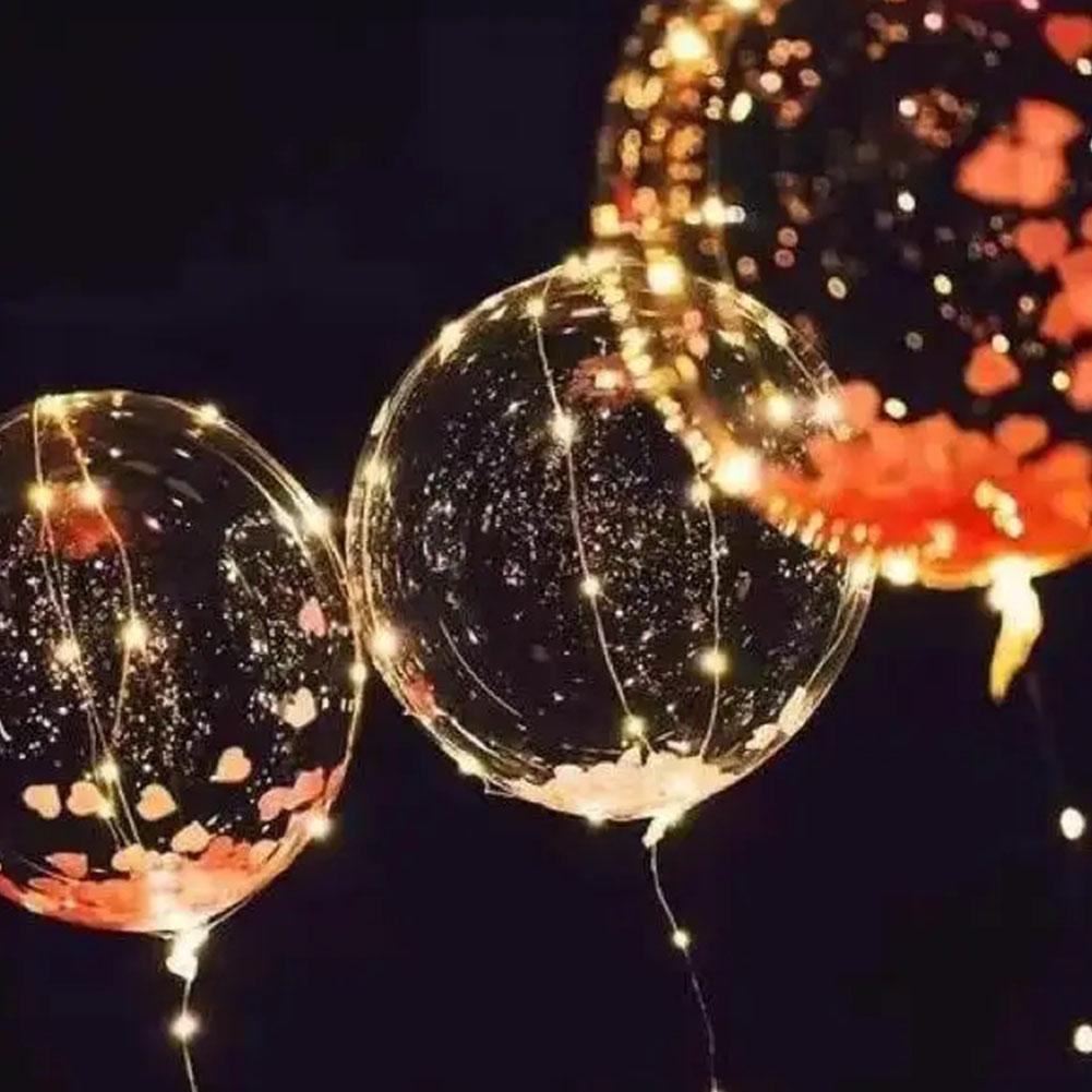 Led Balloon Light - 3 個の LED バルーン ライトアップバルーン 発光ボブルボール
