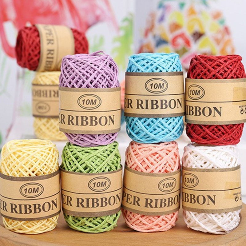 織りやギフトラッピング用のペーパーリボンクラフト用品、DIY - Papercraft Supply Ribbon のレビューと価格