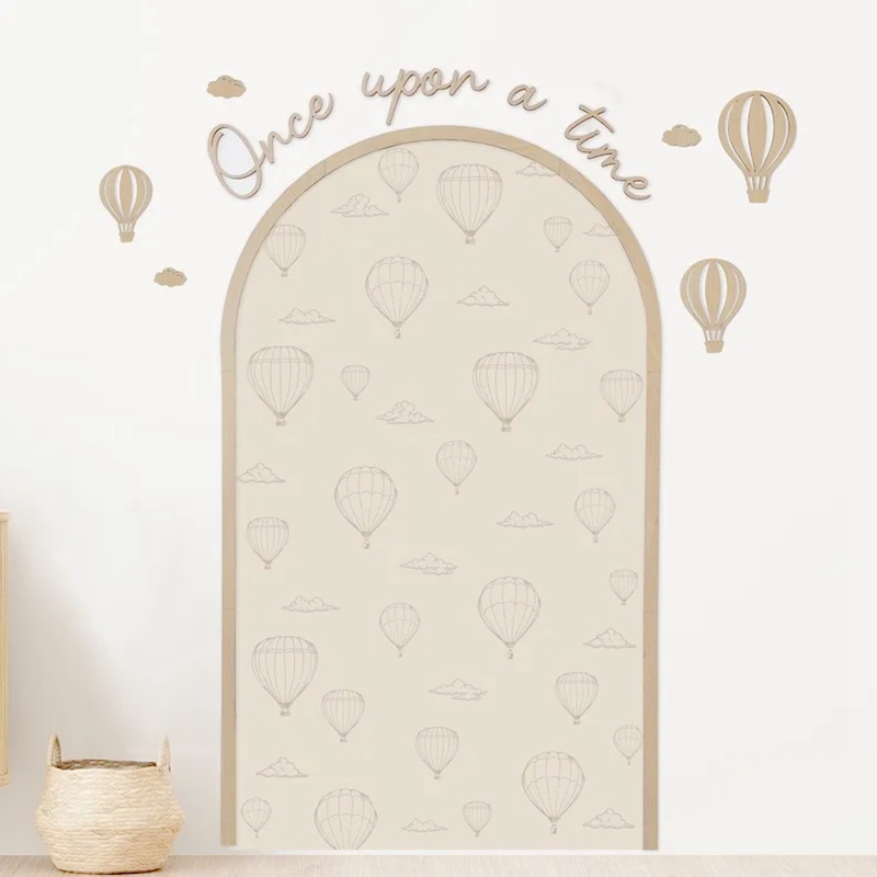 木製熱気球木製フレームアーチ90X150cm + 未完成の木 - Balloon Arch Kit のレビューと価格