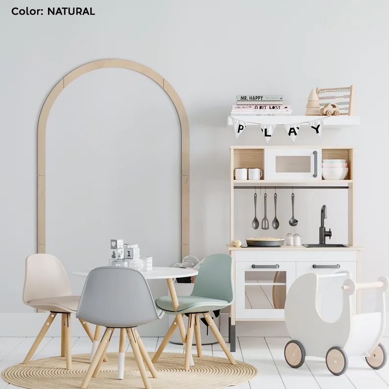 木製熱気球木製フレームアーチ90X150cm + 未完成の木 - Balloon Arch Kit のレビューと価格