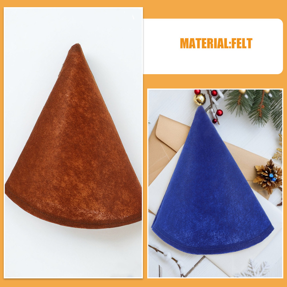 14個入りカラフルなフェルトコーンパーティーハット、ハロウィ - Party Hat Cone のレビューと価格