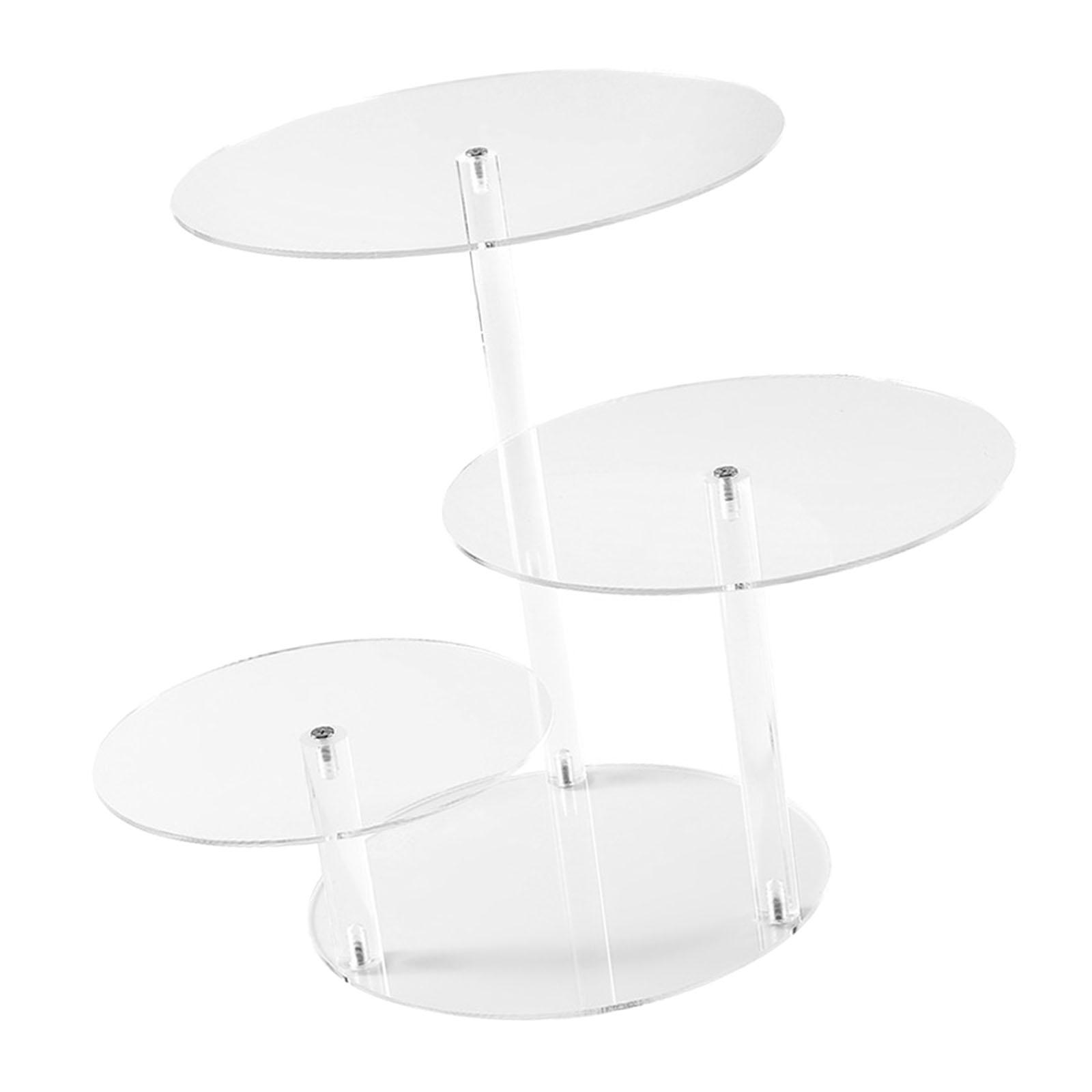 3段アクリル製カップケーキスタンド、LEDライト付きケーキデ - Cupcake Stand Tier のレビューと価格