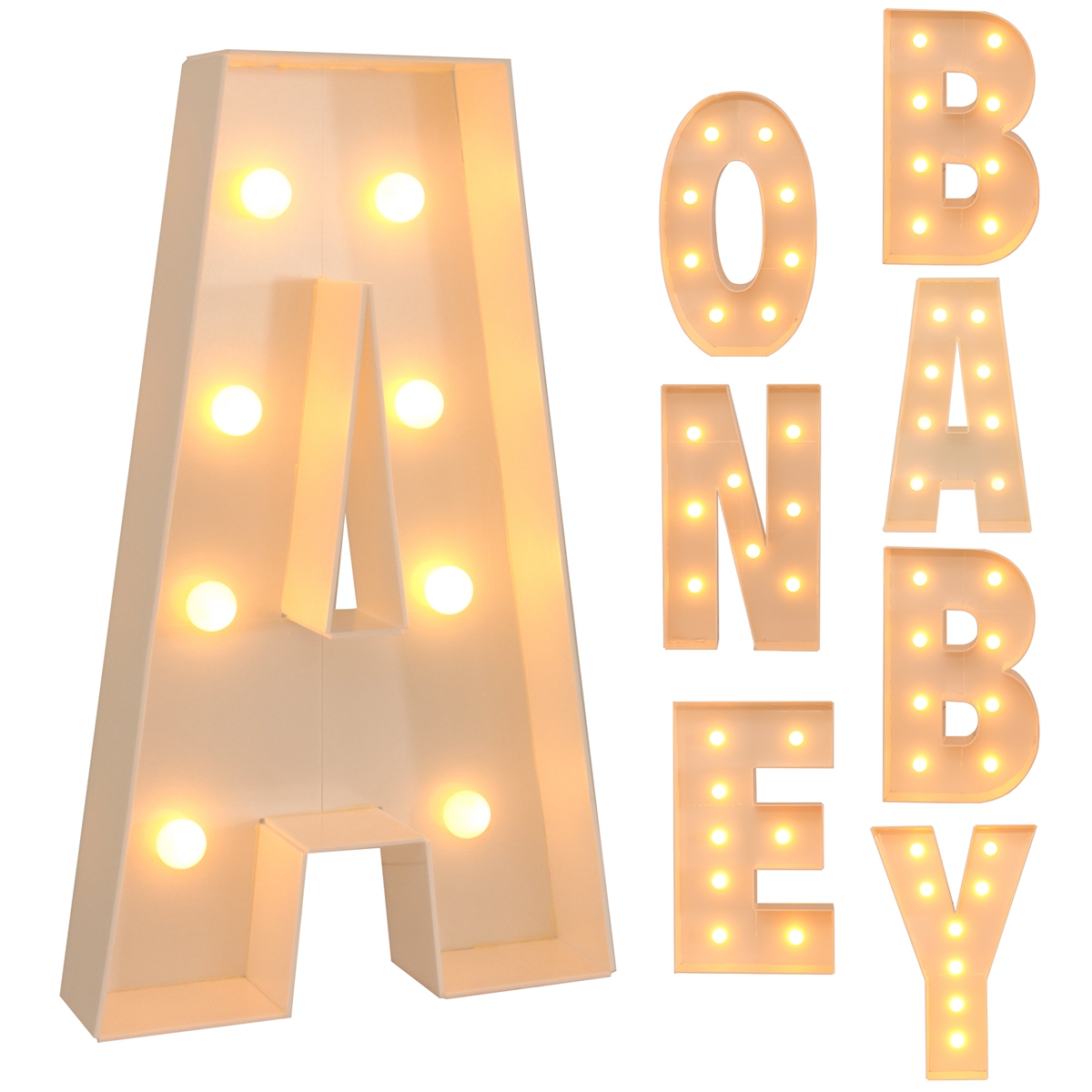91.5 センチメートル巨大な文字 Led ライトフレームボ - Led Balloon Light のレビューと価格