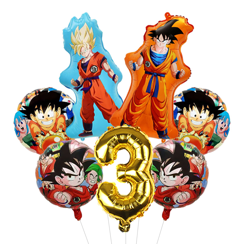 パステルカラーのドラゴンボールZ風バルーンブーケ、四星星箔風 - Event Z のレビューと価格