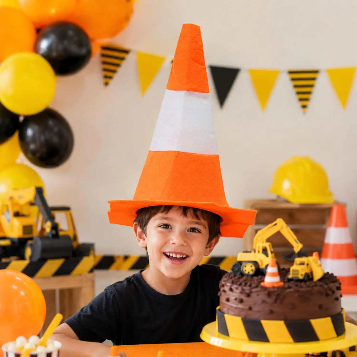 1/3/5個入り 面白い折りたたみ式トラフィックコーン パー - Party Hat Cone のレビューと価格