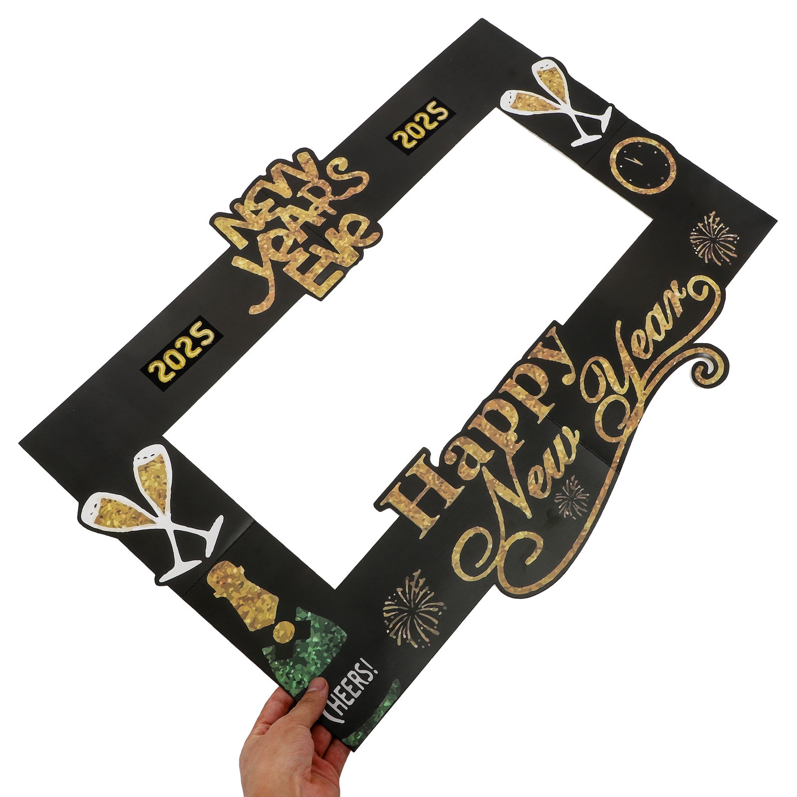 2025年新年写真撮影用小道具 ハンドヘルド写真フレーム 丈 - Photo Booth Frame のレビューと価格