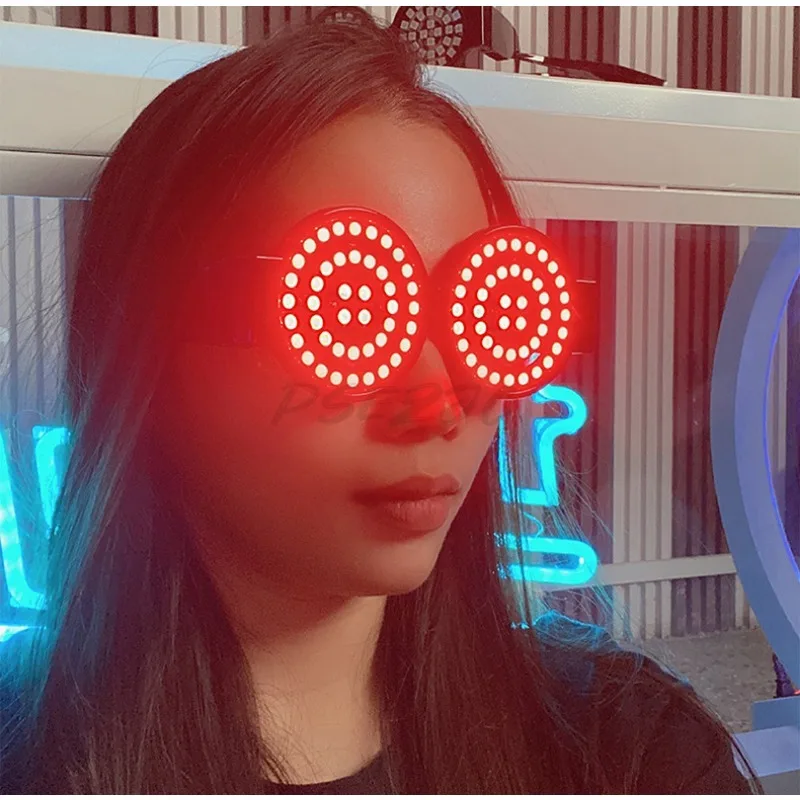 クールなカラフルな LED 発光メガネ DJ 音楽祭テクノロ - Event Party Dj のレビューと価格