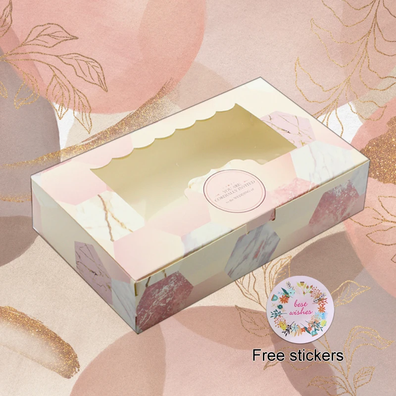 20/50 個の結婚式のキャンディーギフトボックス窓クッキー - Event Party Box のレビューと価格