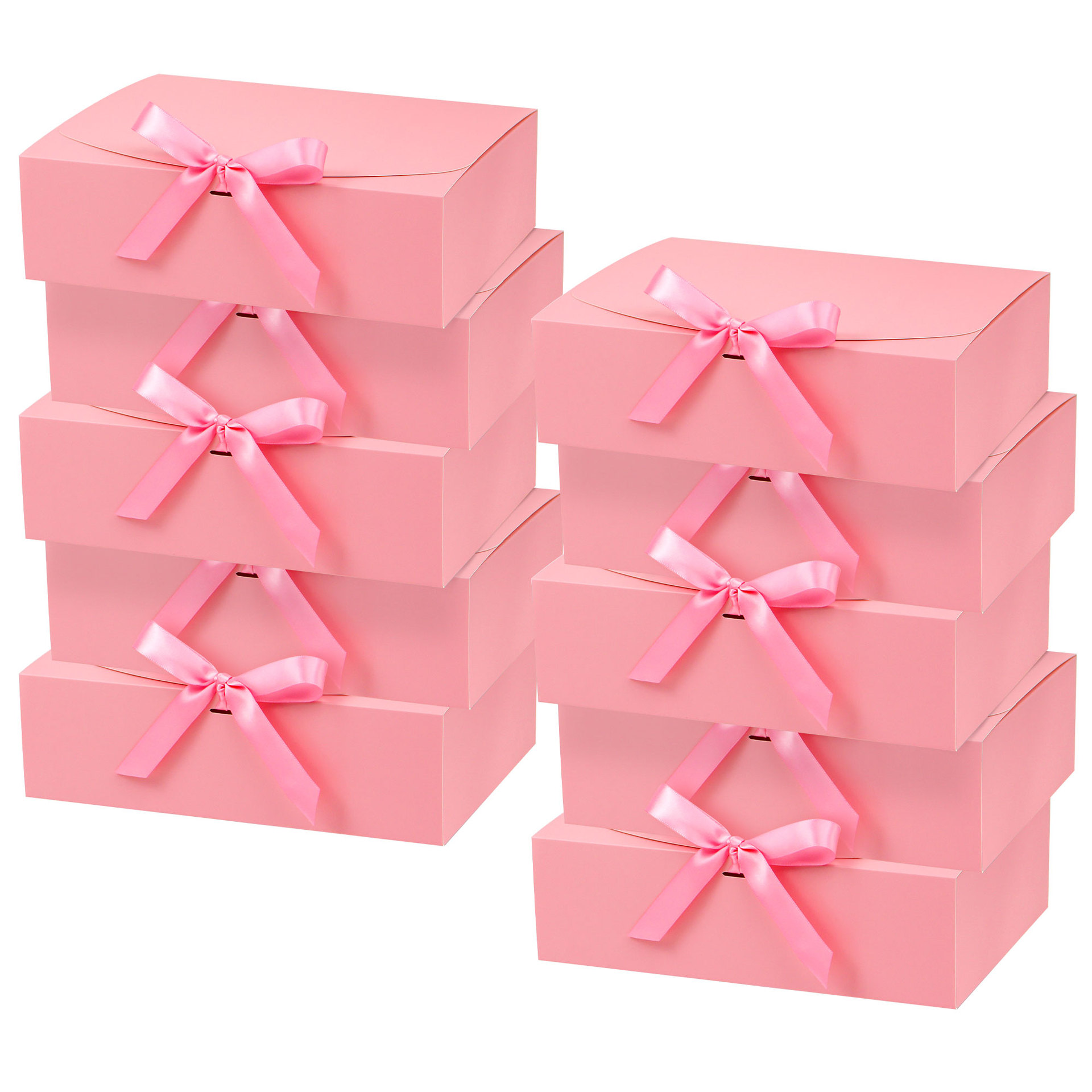 10個入りクラフト紙ギフトボックス（リボン付き） - ブライ - Papercraft Supply Ribbon のレビューと価格