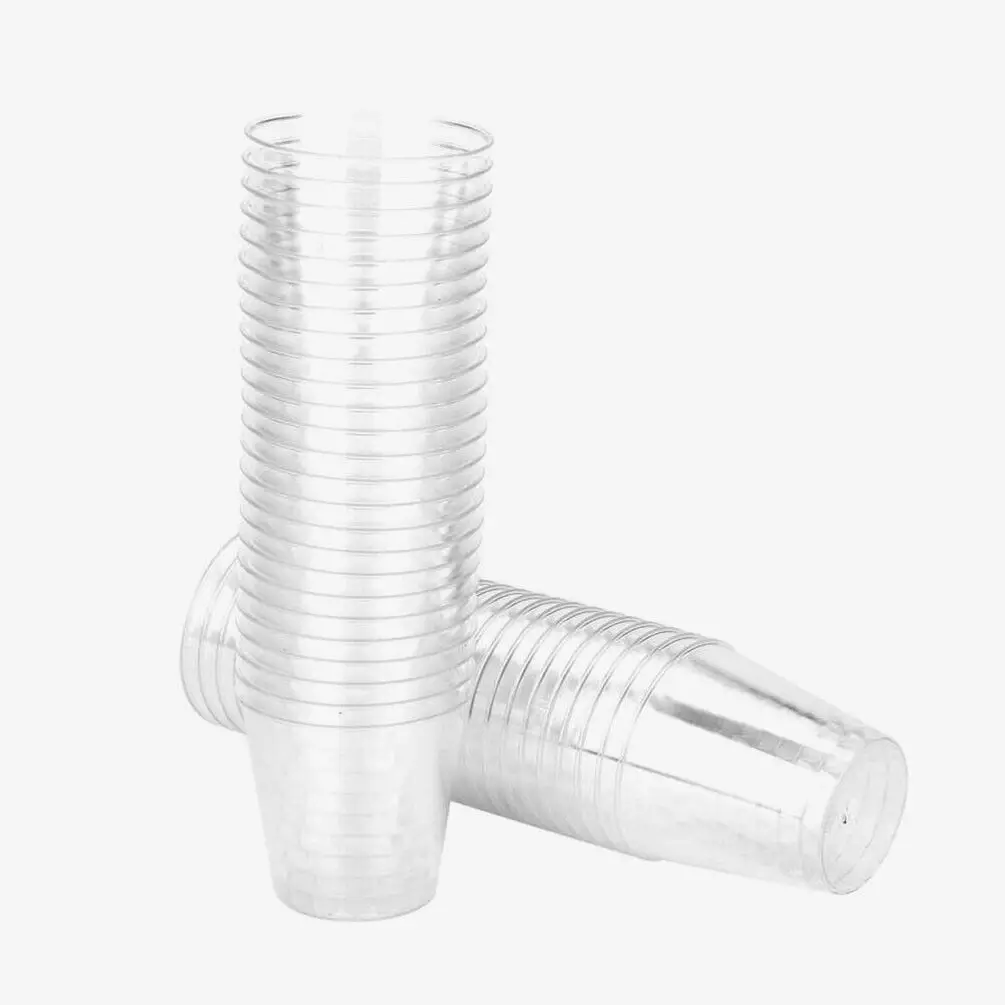 35 ミリリットル 50 X クリアプラスチックゼリーカップ - Plastic Cup 50Pcs のレビューと価格